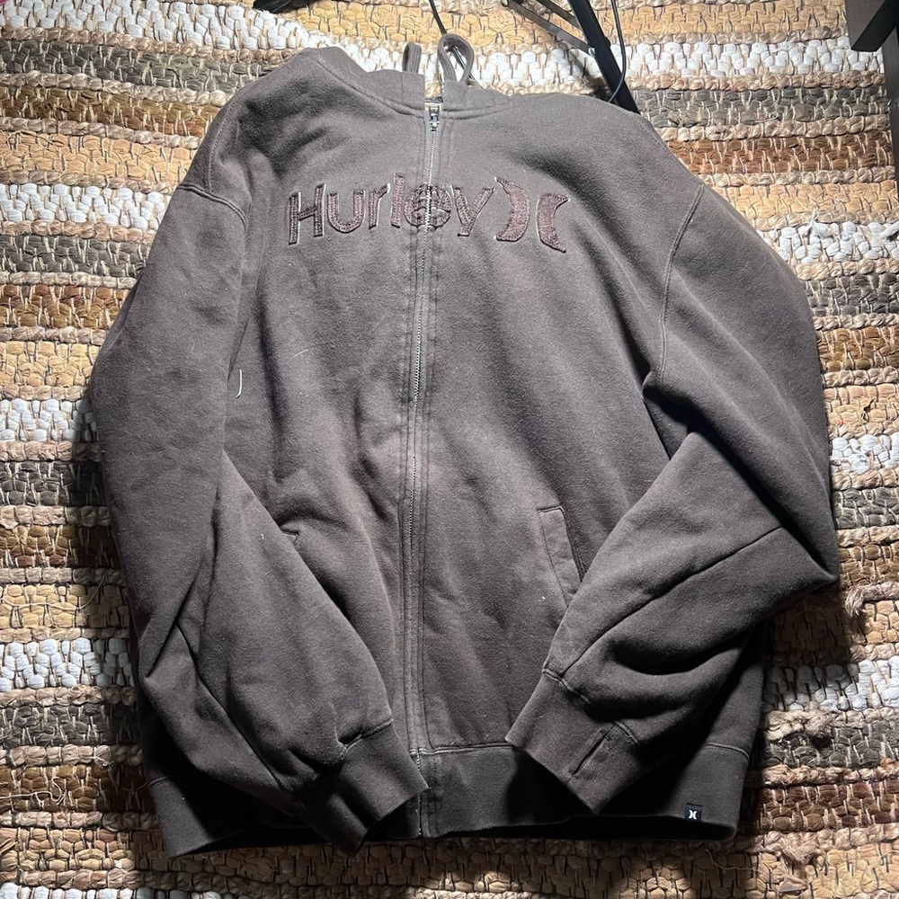 Vintage Hurley full zip hoodie